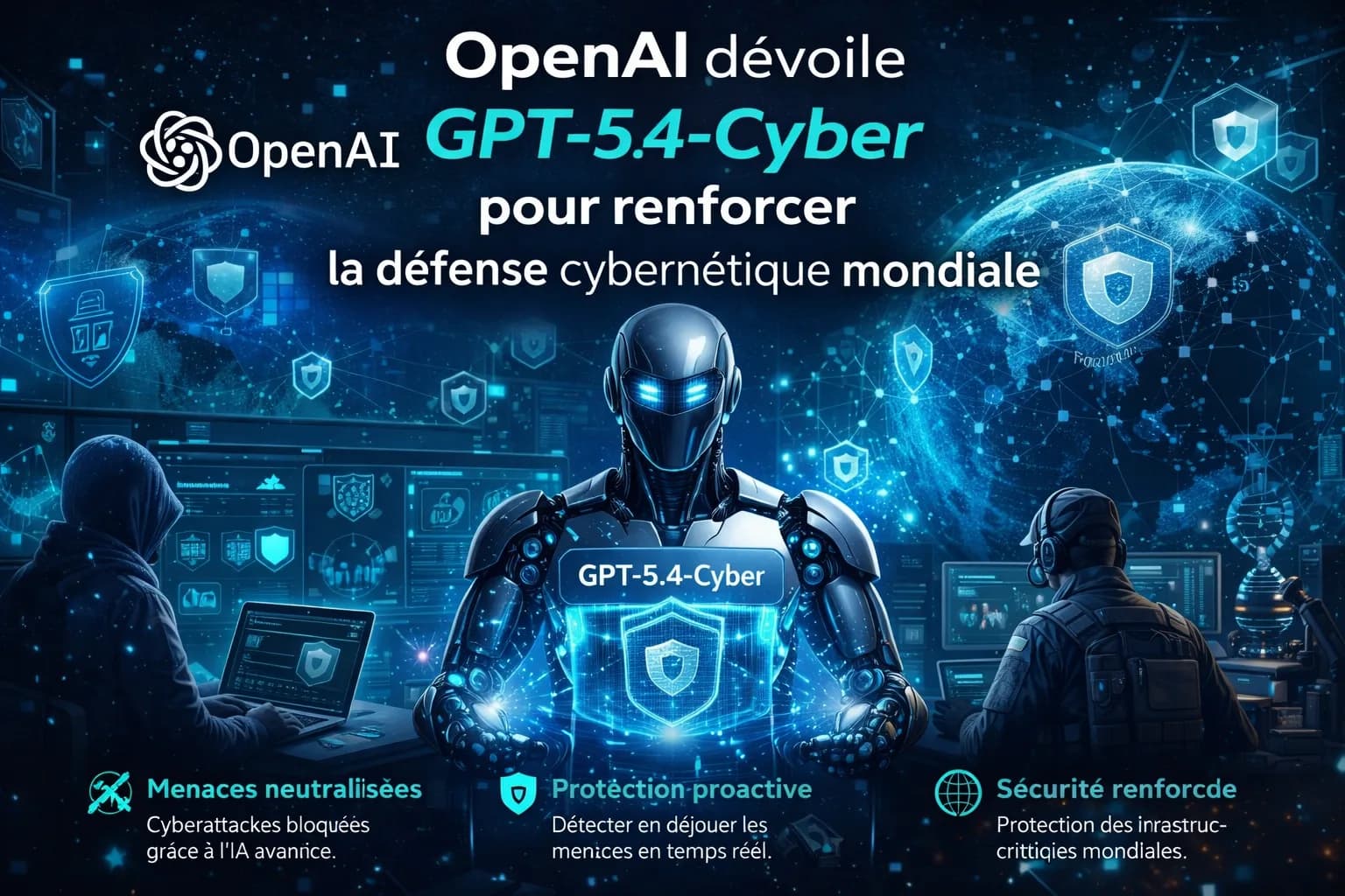 OpenAI dévoile GPT-5.4-Cyber pour renforcer la défense cybernétique mondiale